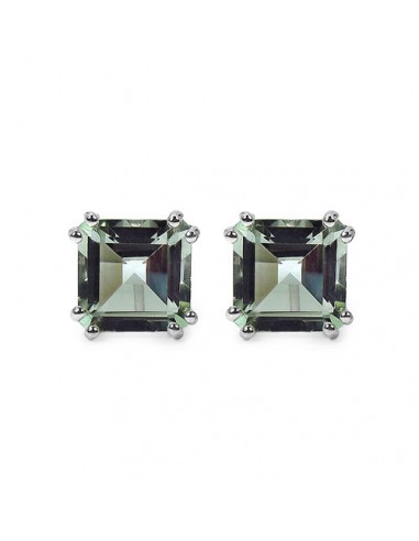 9.00 Carat Genuine Green Amethyst Sterling Silver Earrings 50% de réduction en Octobre 2024