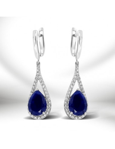 4.59 Carat Genuine Blue Aventurine .925 Sterling Silver Earrings Comparez et commandez 