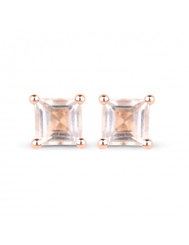 0.54 Carat Genuine Morganite .925 Sterling Silver Earrings acheter en ligne